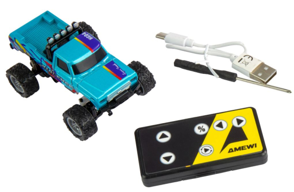 22697 RC-Monstertruck Die Cast 1:64 RTR blau
